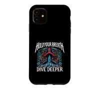 Carcasa para iPhone 11 Freediver Scuba Hold Your Breath Dive Deeper
