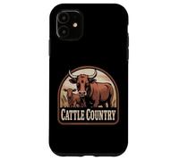 Carcasa para iPhone 11 Fresh Farm Milk Dairy Cow Calf Animal Cattle Farmer