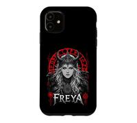 Carcasa para iPhone 11 Freya Diosa Nórdica Mitología Germánica Runas Vikingas