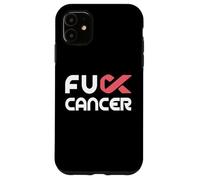 Carcasa para iPhone 11 Fuck Cancer Tshirt - Fuck Breast Cancer Awareness