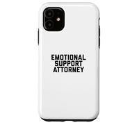 Carcasa para iPhone 11 Fun Emotional Support Attorney Lawyer Joke