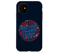 Carcasa para iPhone 11 Fundadores Revolución USA 250 Patriot