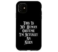 Carcasa para iPhone 11 Funny Alien Party Costume For Extraterrestrial UFO Aliens