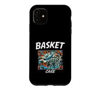 Carcasa para iPhone 11 Funny Disc Golf Basket Case Retro Pop Art