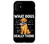 Carcasa para iPhone 11 Funny Dog What Dogs Really Think Masticar Zapato Humor