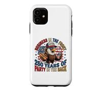 Carcasa para iPhone 11 Funny Eagle Mullet 4 de Julio Hotdog y Cerveza