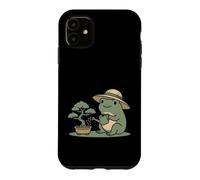 Carcasa para iPhone 11 Funny Frog Bonsai Gardening Japanese Style Plant Lover