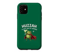 Carcasa para iPhone 11 Funny Frog Knight Huzzah Salt On My Senses Margarita Sarcasmo