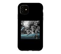 Carcasa para iPhone 11 Funny Gangster Cats Street Design