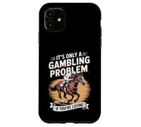 Carcasa para iPhone 11 Funny Horse Racing Gambling Joke for Betting Fans Design