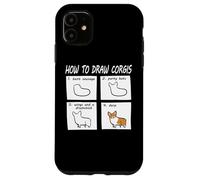 Carcasa para iPhone 11 Funny How To Draw Pembroke Welsh Corgi Dog Lover