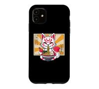 Carcasa para iPhone 11 Funny Kawaii Ramen Kids Kitsune Nine Tailed Lover