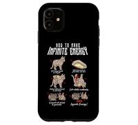 Carcasa para iPhone 11 Funny Math Infinite Energy Cat E Ingeniería Mecánica