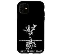 Carcasa para iPhone 11 Funny Math Pun I Hate Square Roots Mathematics Professor