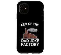 Carcasa para iPhone 11 Funny Mens Joke Fathers Retro CEO de The Dad Joke Factory