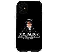 Carcasa para iPhone 11 Funny Mr. Darcy arruinando los estándares románticos Desde 1813