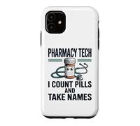 Carcasa para iPhone 11 Funny Pharmacy Tech Squad Asistente de farmacéutico CPhT