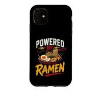 Carcasa para iPhone 11 Funny Ramen Saying Humor Joke Gag Powered by Noodles