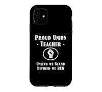 Carcasa para iPhone 11 Funny Red For Ed SpEd Union Thug United We Stand Divided Beg