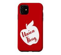 Carcasa para iPhone 11 Funny Red For Ed Union Thug Retro SpEd Teacher Appreciation