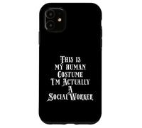Carcasa para iPhone 11 Funny Social Worker Salary Jobs Costume For Social Working