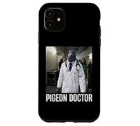 Carcasa para iPhone 11 Funny Tuff Pigeon Doctor 2026 Nuevo Brainrot Meme Kid AI Broma