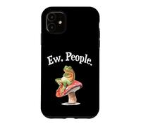 Carcasa para iPhone 11 Funny Womens Cottagecore Art EW People Antisocial Frog Lover