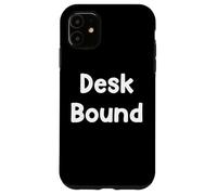 Carcasa para iPhone 11 Funny Work Humor Design |Desk Bound Daily Grind Edition