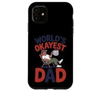 Carcasa para iPhone 11 Funny World'S Okayest Dad Relajante Padre Divertido