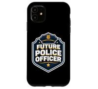 Carcasa para iPhone 11 Futuro Oficial de Policía Academia Policía Policía Niños Niños Niño