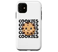 Carcasa para iPhone 11 Galletas Lindas y adorables Galletas con chispas de Chocolate Kawaii