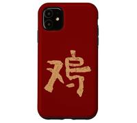 Carcasa para iPhone 11 Gallo (Chino) Signo del Zodiaco Tinta Horóscopo