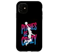 Carcasa para iPhone 11 Game Day Baseball Fan Pitches be Crazy para Mujer