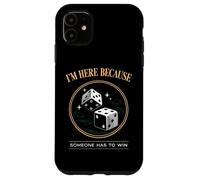 Carcasa para iPhone 11 Ganar la Noche de Juego Juego Dados Casino Ganador Perdedor Las Vegas