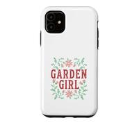Carcasa para iPhone 11 Garden Girl Wildflower Gardencore Cottage Mariquita