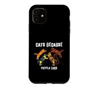 Carcasa para iPhone 11 Gatos Porque la Gente Chupa a un Amante felino
