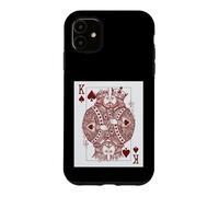 Carcasa para iPhone 11 Gay Pride King of Spades Card Pareja Novio Novio LGBTQ
