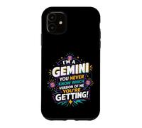 Carcasa para iPhone 11 Géminis Nunca Sabes qué versión obtendrás