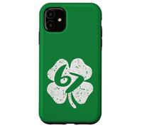 Carcasa para iPhone 11 Gen Alpha Slang 6-7 Grunge Irlandés Adolescente Seis Siete Meme Trébol