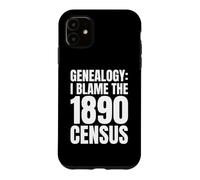 Carcasa para iPhone 11 Genealogía Humor Culpo al censo de 1890 Historia Familiar