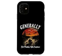 Carcasa para iPhone 11 GENERALMENTE PERDIDO Pero Paddling con Confianza Aventuras en Canoa
