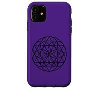 Carcasa para iPhone 11 Geometría Sagrada Flor De La Vida Mejor Yoga Yogi Flores Sagradas