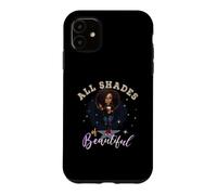 Carcasa para iPhone 11 Girl Empowered Afro Black Queen African Women