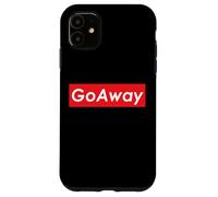 Carcasa para iPhone 11 GO Away Leave Me Alone Funny Sarcasm For Introverts 反社会的内向性