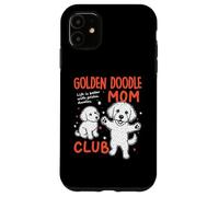 Carcasa para iPhone 11 Golden Doodle Mom Club Goldendoodle Dog Mom Día de la Madre