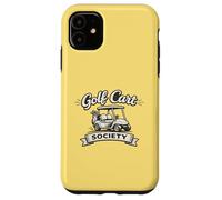 Carcasa para iPhone 11 Golf Cart Society Golf Round Energy Miembros Bounce Fairways