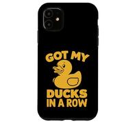 Carcasa para iPhone 11 Got My Ducks in a Row Pato de Goma