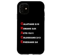 Carcasa para iPhone 11 Grace Acrostic - 5 Christian Faith Bible Verse Scriptures