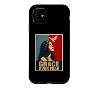 Carcasa para iPhone 11 Gracia sobre el Miedo Mujer Cristiana Paloma Fe