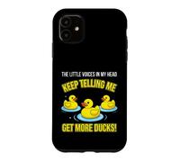 Carcasa para iPhone 11 Gracioso Diciendo Las pequeñas Voces Que mi Cabeza Sigue Diciendo Obtener más